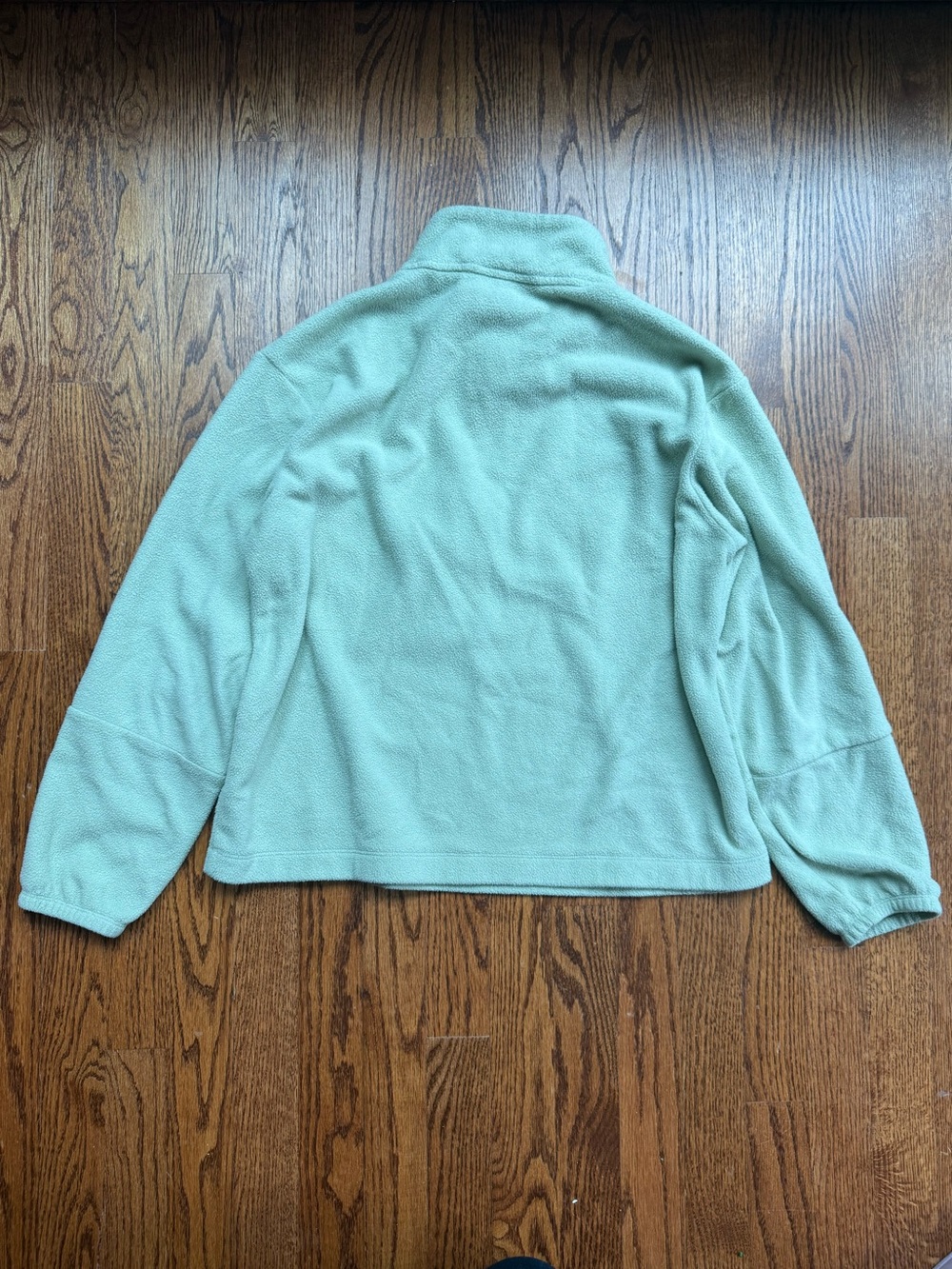 Patagonia Light Green Half-Zip Fleece Microdini Pullover Jacket Sz M - Picture 3 of 9